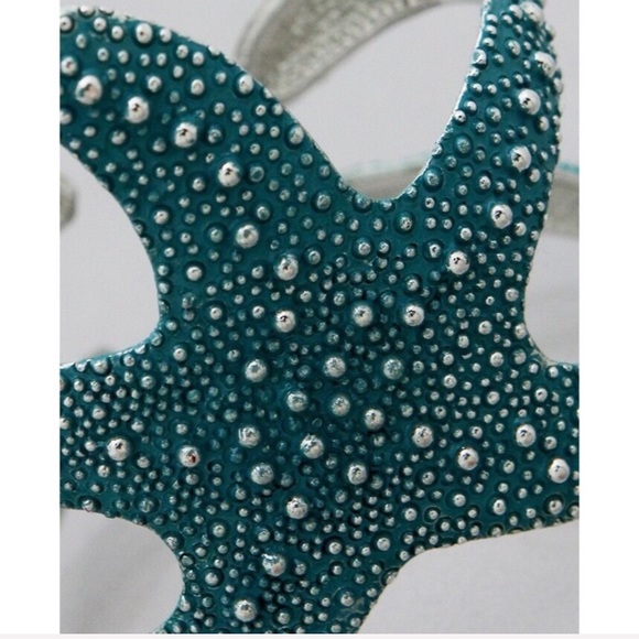 Lola | Mermaid Starfish Cuff Bracelet | Turquoise - Picture 2 of 2